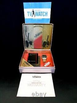 Vintage 1982 Antique Old Seiko T001 James Bond Wrist Watch Écran De Télévision