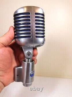 Vintage 50s Old Mid-century Shure Antique Montant Multi Impédance Microphone
