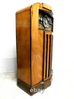 Vintage Années 1930 Old Restauré Midwest Ultra Art Déco Dépression Ère Antique Radio
