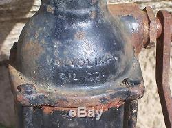 Vintage / Antique Valvoline Oil Co. Gas Station Service Old Auto Lubester Pompe