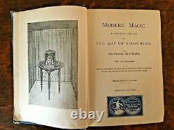 Vintage Rare Old Antique Moderne Art Magique De Conjurer Trick Witch Book Hoffmann
