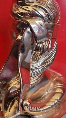 Vintage Silver Sterling Filler Figurine Déesse Richesse Statue Dame Rare Vieux 20ème