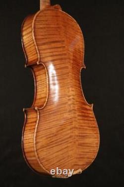 Violon Old Fiddle Vintage Antique Restaured Labeled Stradivarius 1736